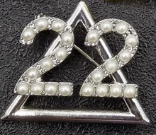 Load image into Gallery viewer, 22 Sorority Pin Collection: Rhinestone &amp; Pearl Editions
