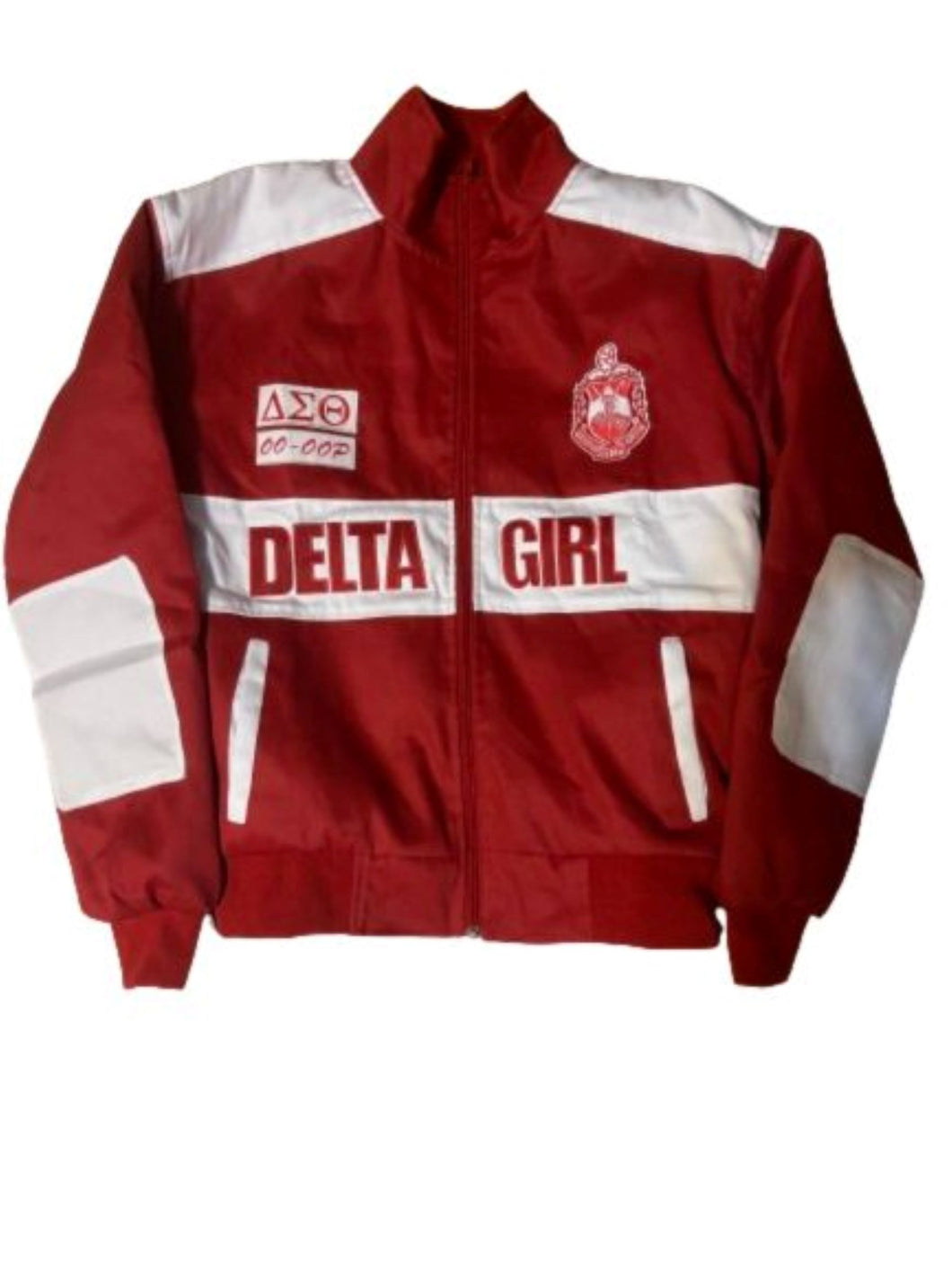 Delta Sigma Theta Gorgeous Racing Twill Jacket!