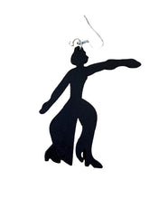 Load image into Gallery viewer, Delta Sigma Theta Fortitude Wooden Earrings – Natural Wood, Lightweight Statement Jewelry
