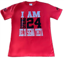 Load image into Gallery viewer, Delta Sigma Theta SPRING &#39;24 Glitter Tee
