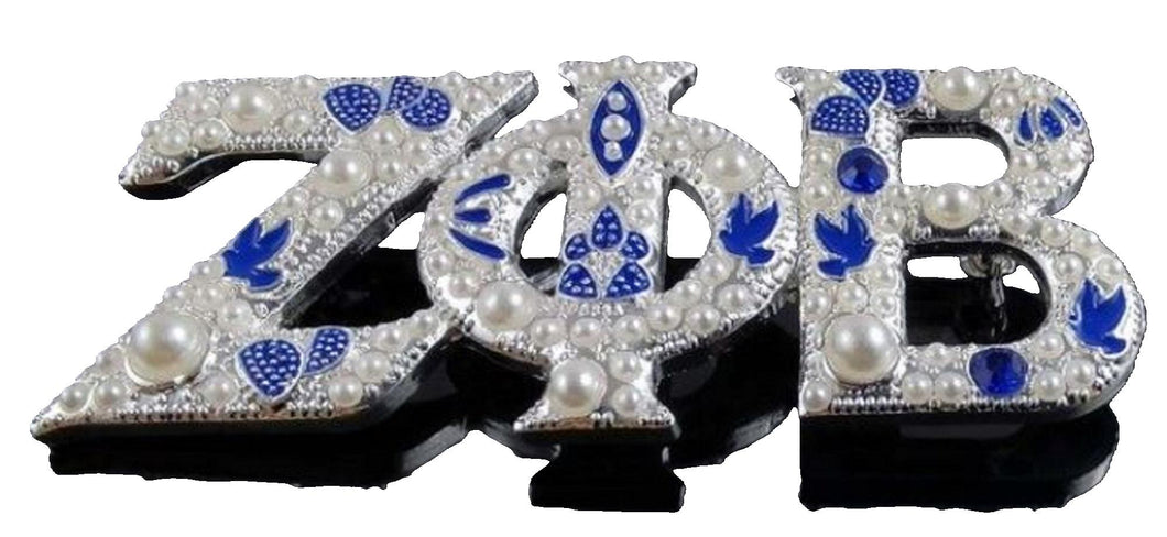 Zeta Phi Beta Bling Brooch – Sparkle with Sorority Pride