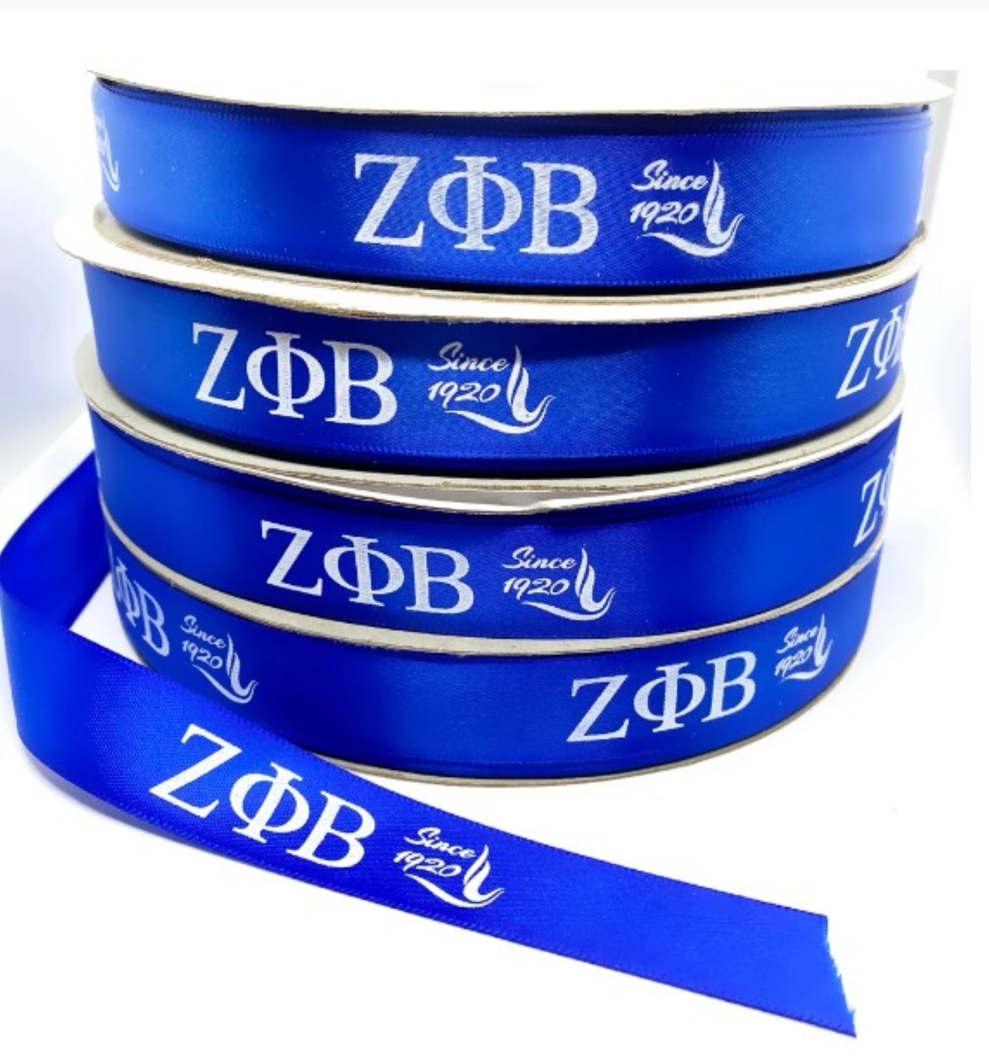 Zeta Phi Beta Satin Ribbon – DVine 9 Designs LLC