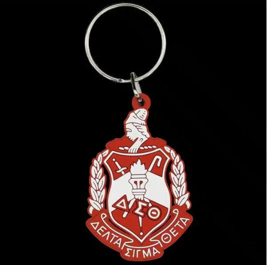 DST PVC Crest Key Chain