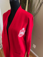 Load image into Gallery viewer, Delta Sigma Theta Long Cardigan
