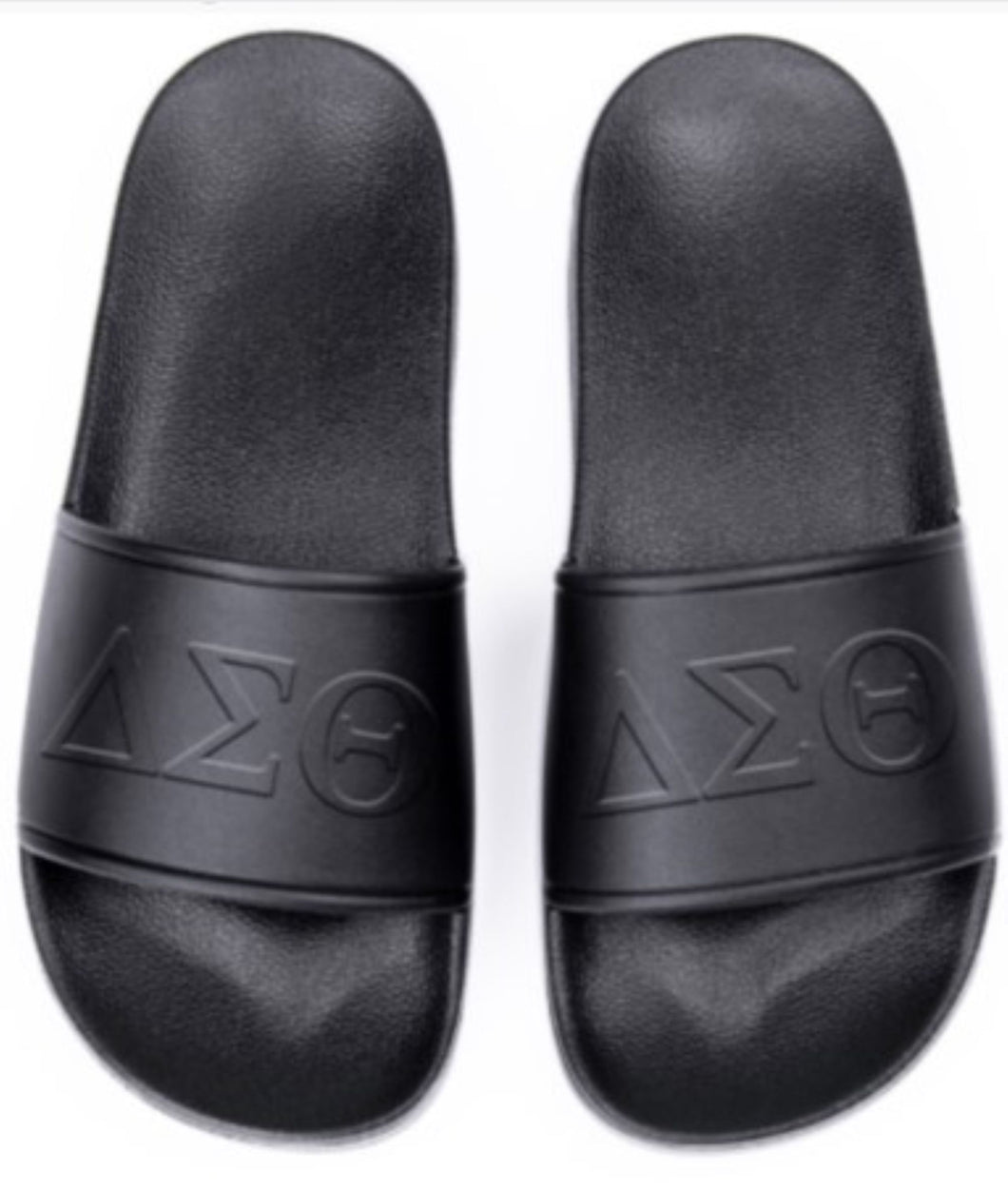 Delta Sigma Theta 3-D Greek Letter Sandals