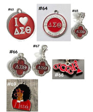 Load image into Gallery viewer, Delta Sigma Theta Individual Charms for Bracelets &amp; Necklaces
