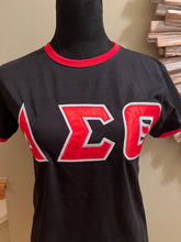 Load image into Gallery viewer, Colorblock Delta Sigma Theta Tee...2 Styles! Sizes Small - 4X
