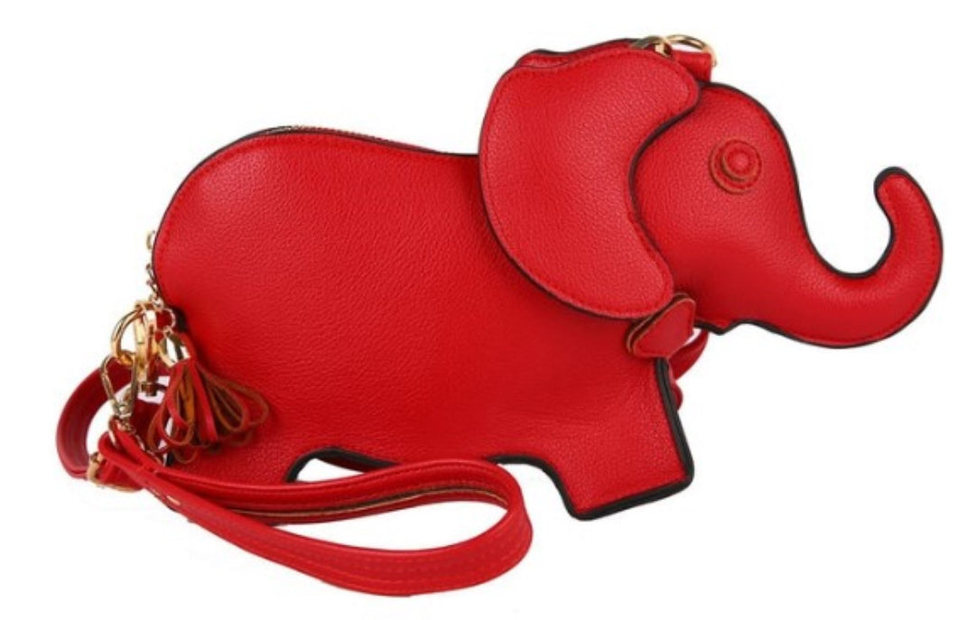 Elephant Crossbody/Wristlet Bag