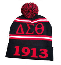 Load image into Gallery viewer, Delta Sigma Theta Hat &amp; Scarf Set
