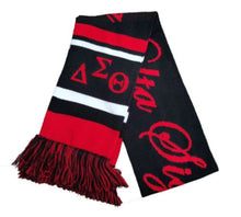 Load image into Gallery viewer, Delta Sigma Theta Hat &amp; Scarf Set
